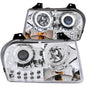 ANZO USA - Projector Headlight Set W/Halo - 121136