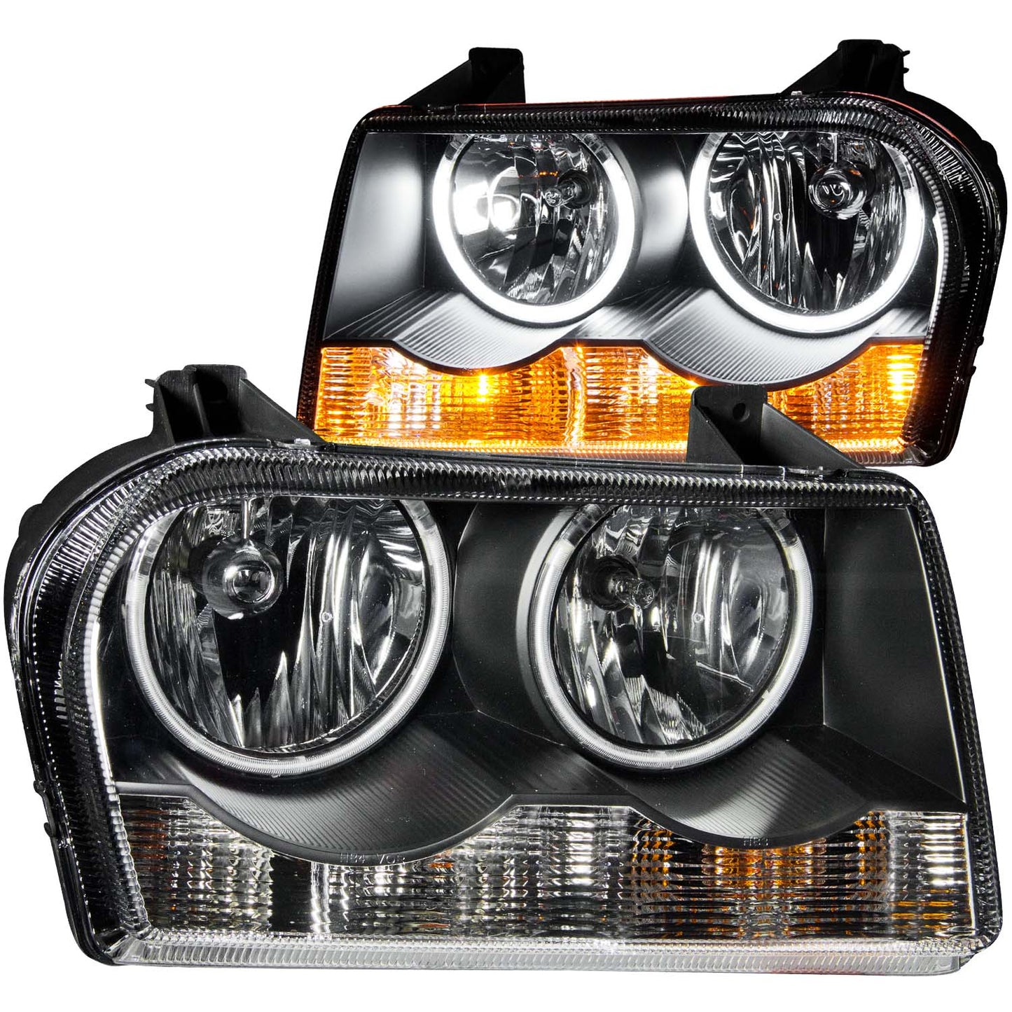 ANZO USA - Crystal Headlight Set W/Halo - 121138