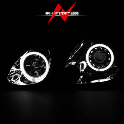 ANZO USA - Projector Headlight Set W/Halo - 121143