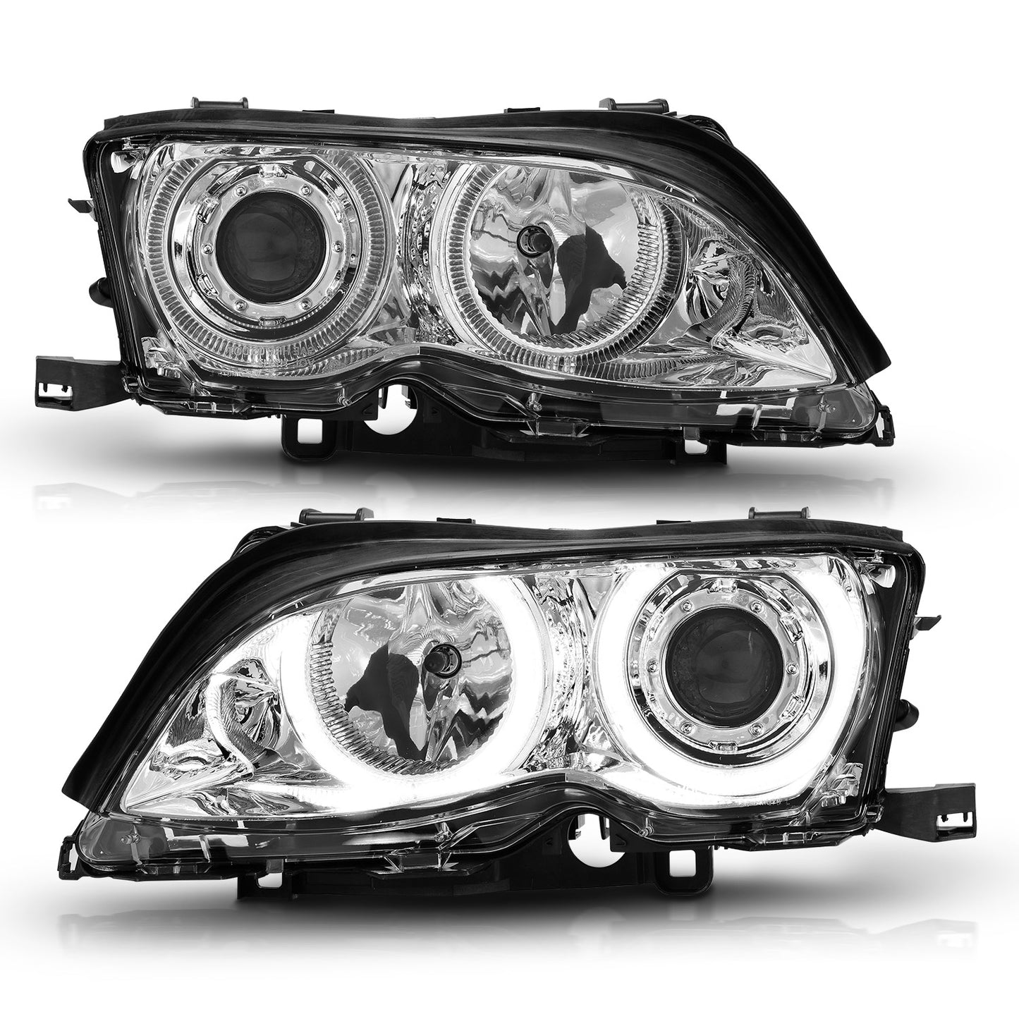 ANZO USA - Projector Headlight Set W/Halo - 121212