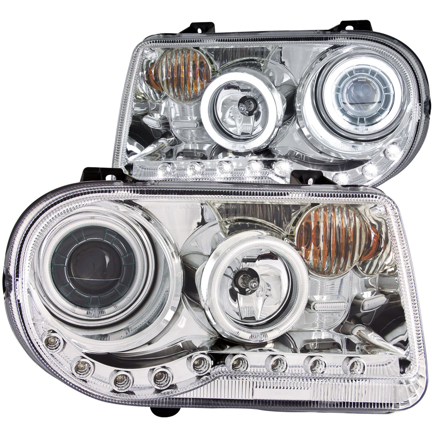 ANZO USA - Projector Headlight Set W/Halo - 121250