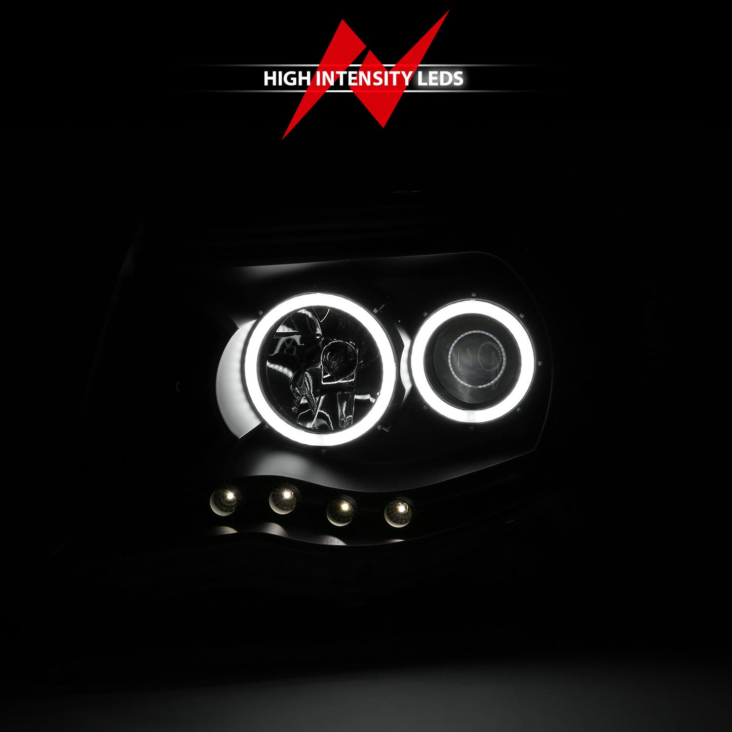 ANZO USA - Projector Headlight Set W/Halo - 121282