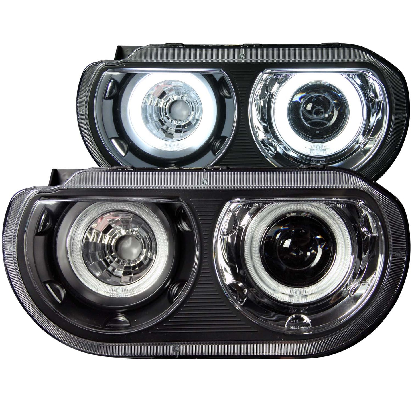 ANZO USA - Projector Headlight Set W/Halo - 121306