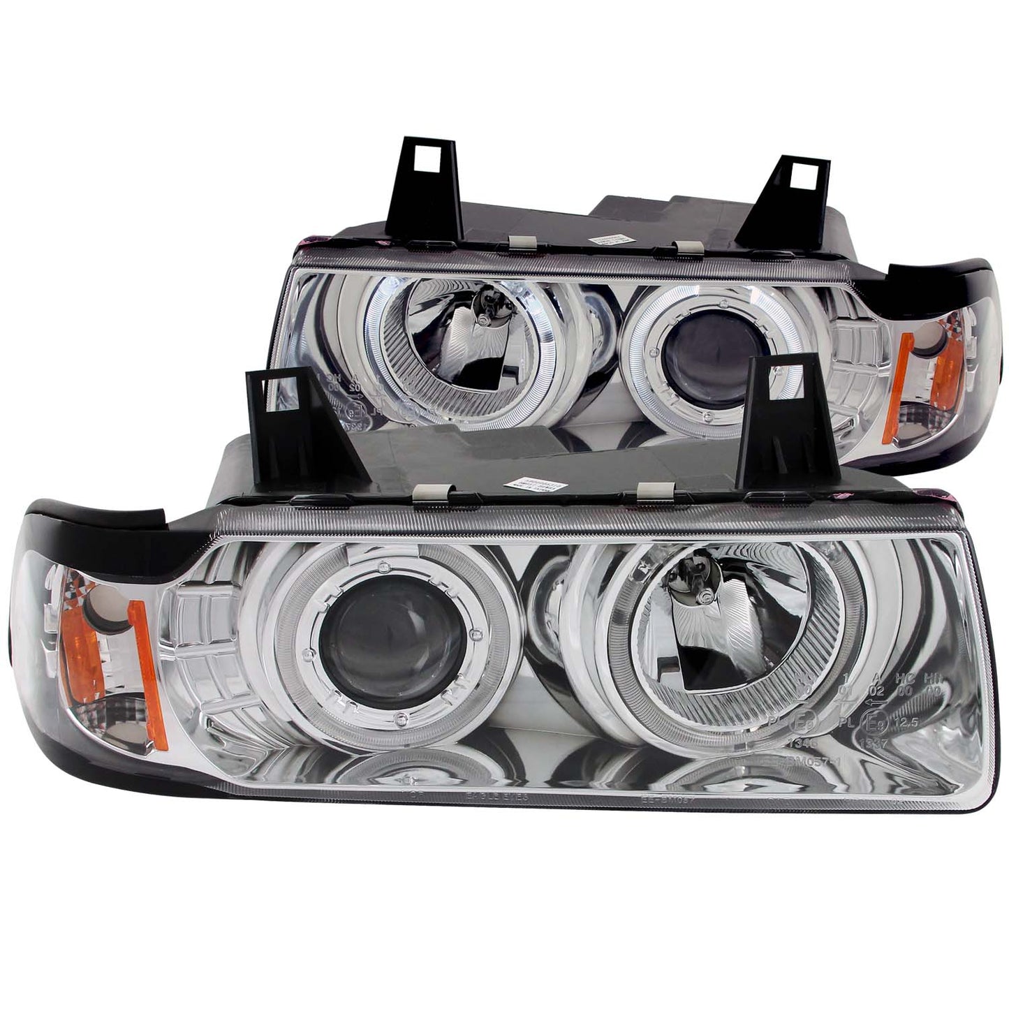ANZO USA - Projector Headlight Set W/Halo - 121326