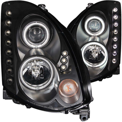 ANZO USA - Projector Headlight Set W/Halo - 121363
