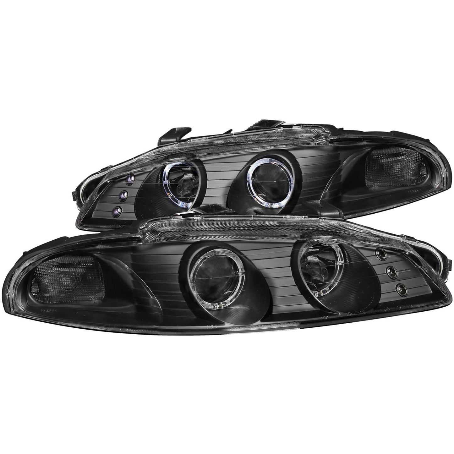 ANZO USA - Projector Headlight Set W/2 Halos - 121365