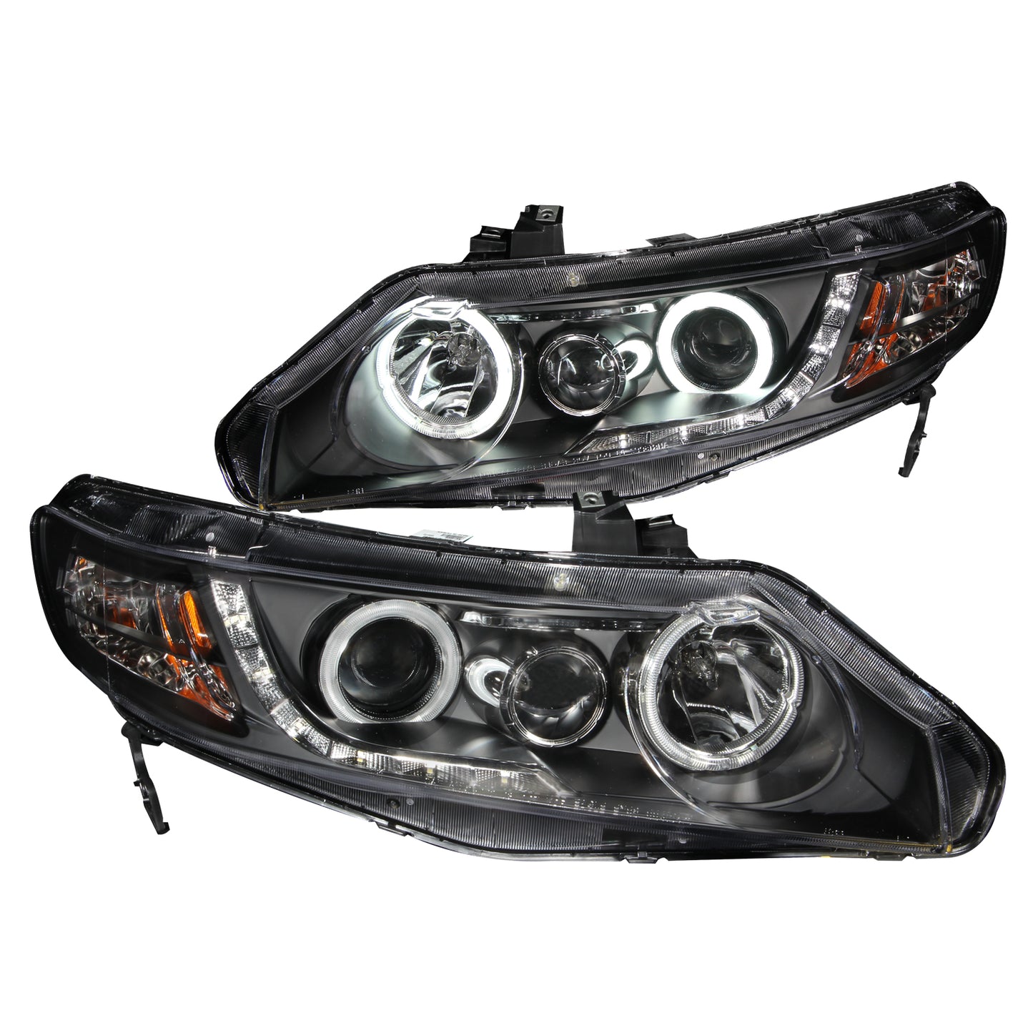 ANZO USA - Projector Headlight Set W/Halo - 121454