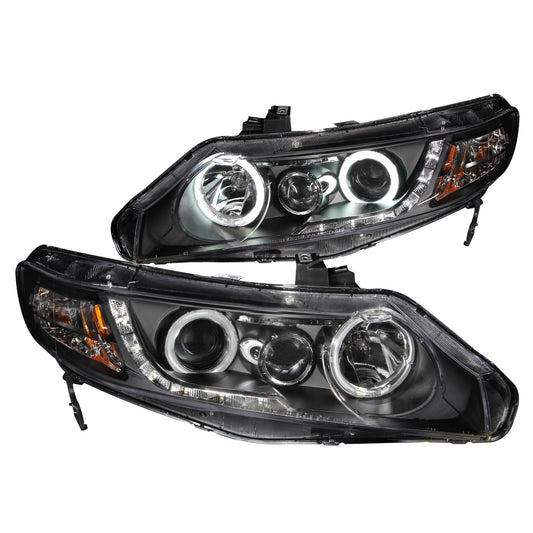 ANZO USA - Projector Headlight Set W/Halo - 121454