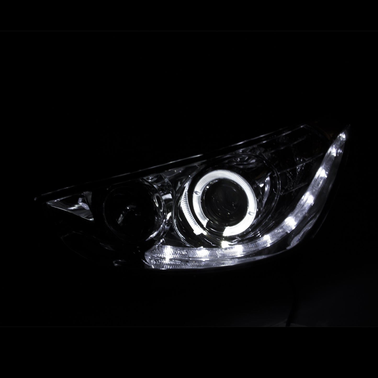 ANZO USA - Projector Headlight Set W/Halo - 121476