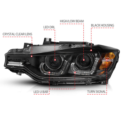 ANZO USA - Projector Headlight Set - 121504