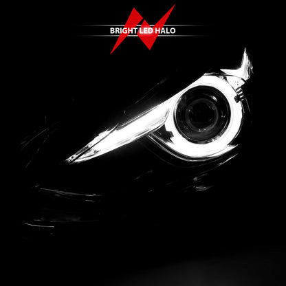 ANZO USA - Projector Headlight Set W/ LED Halo - 121522