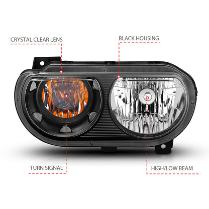 ANZO USA - ANZO USA Crystal Headlights - 121526