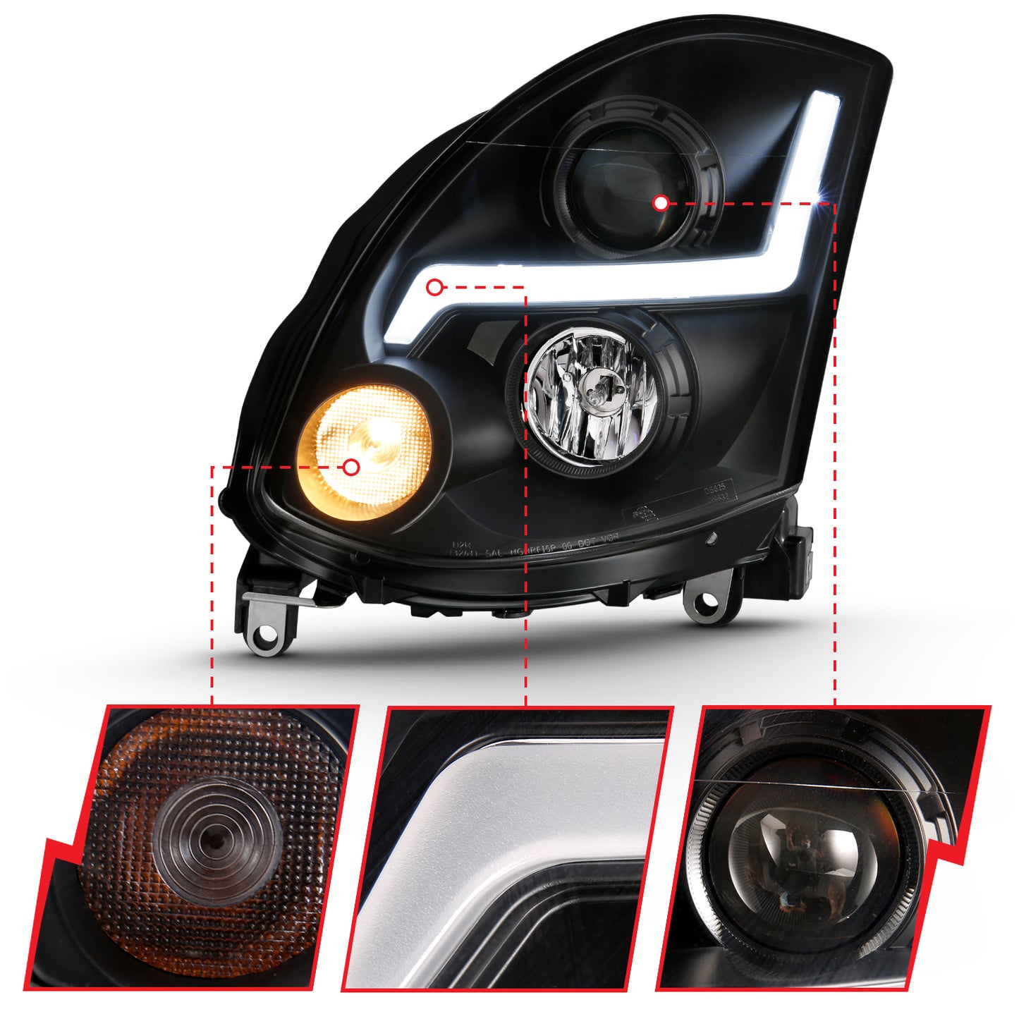 ANZO USA - Projector Headlight - 121557