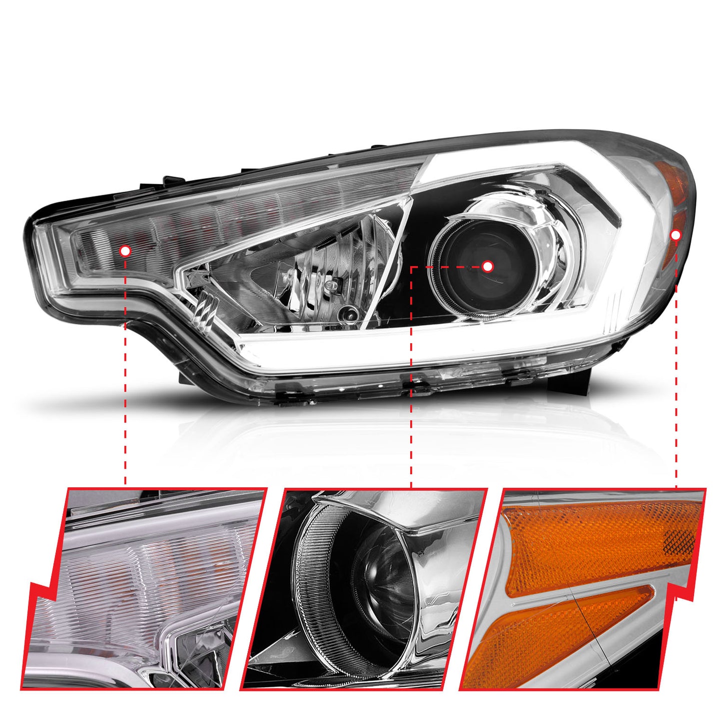 ANZO USA - Projector Headlight - 121561