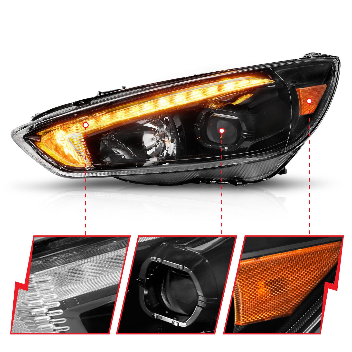 ANZO USA - Projector Headlight - 121564