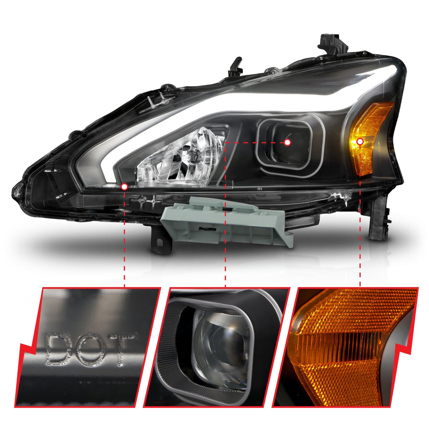 ANZO USA - Projector Headlight - 121569