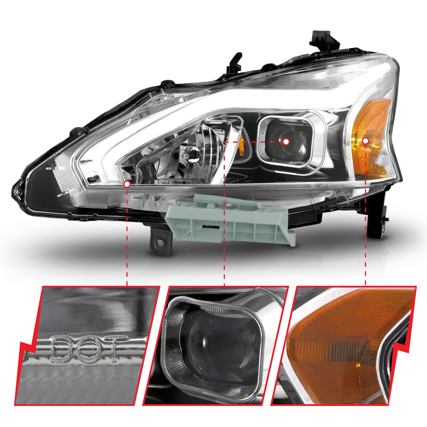 ANZO USA - Projector Headlight - 121570