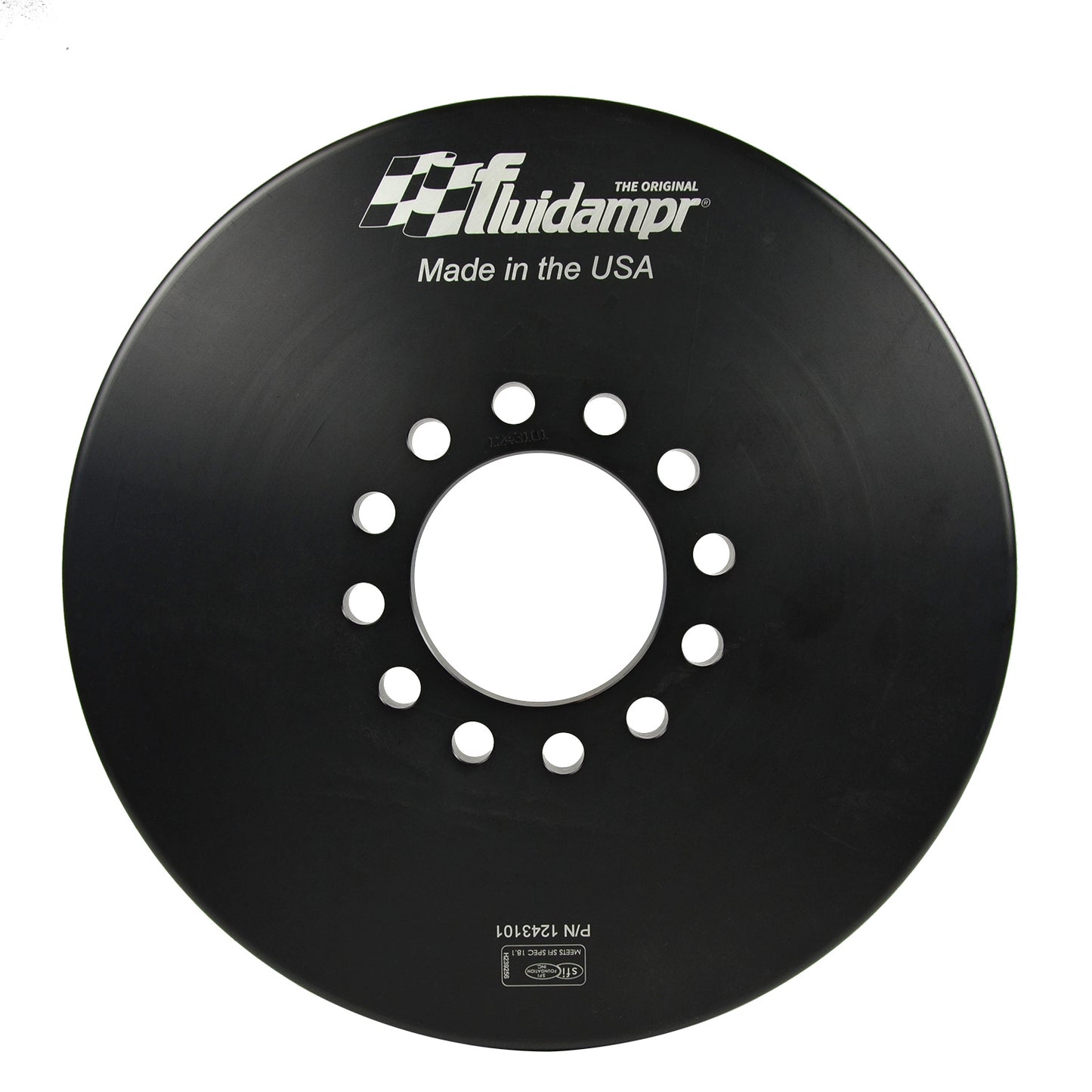 Fluidampr - 1243101 - Harmonic Balancer - Fluidampr - Tractor Pulling - Universal Fit For Taper Lock Hub - No Pulley - Each