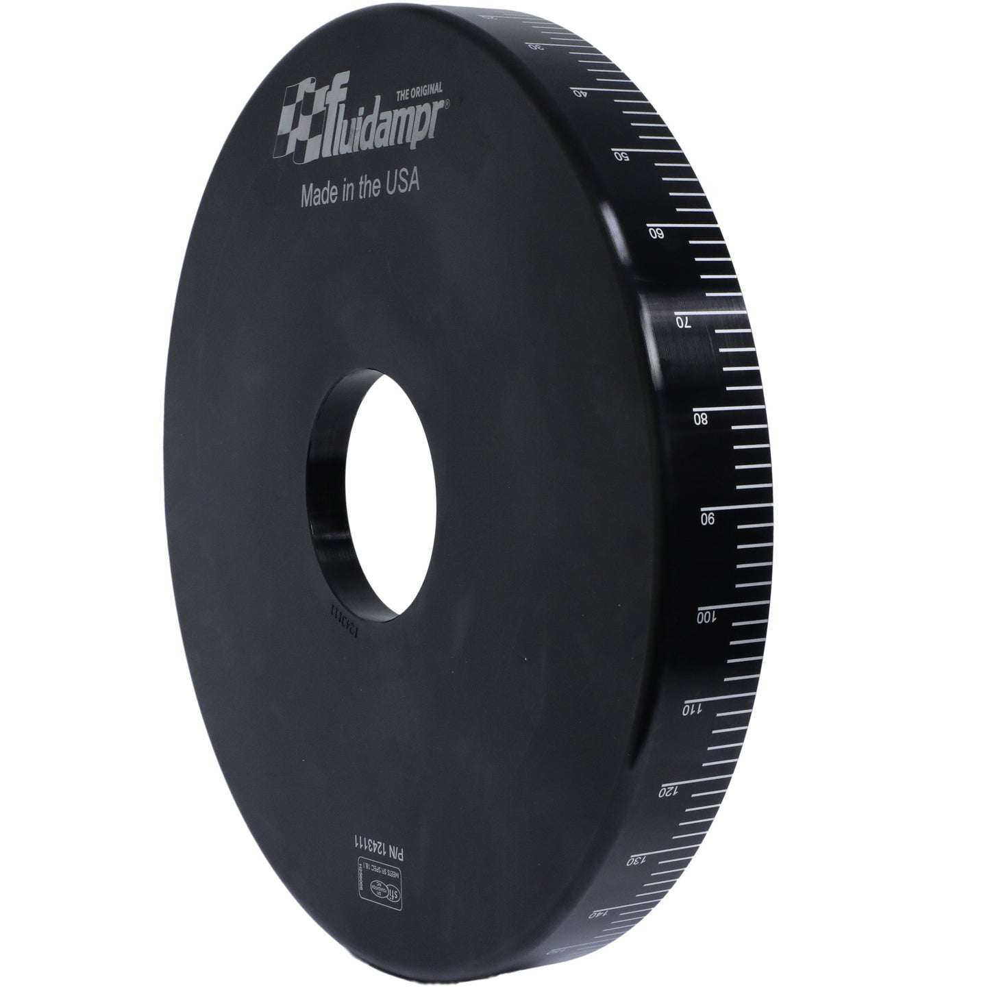 Fluidampr - 1243111 - Harmonic Balancer - Fluidampr - Tractor Pulling - Universal Fit For Taper Lock Hub -  Requires Mandrel Bolt-Hole Drilling - No Pulley - Each