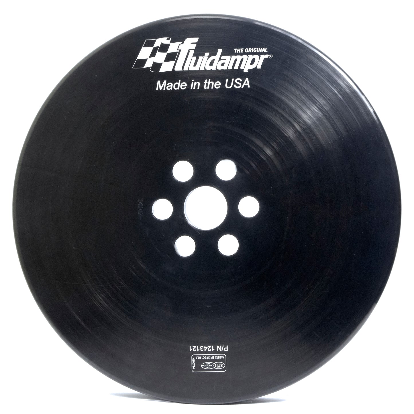 Fluidampr - 1243121 - Harmonic Balancer - Fluidampr - Tractor Pulling - 6 Bolt Hole With 1.381in Center Hole - No Pulley - Each