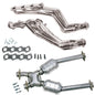 96-04 MUSTANG GT 1-5/8 LONG TUBE HEADERS PLUS MID PIPE (TITANIUM CERAMIC)