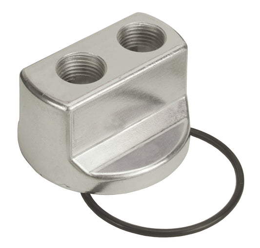 Standard Engine Spin On Adapter With 1/2" NPT Ports 22x1.5mm Filter Thread