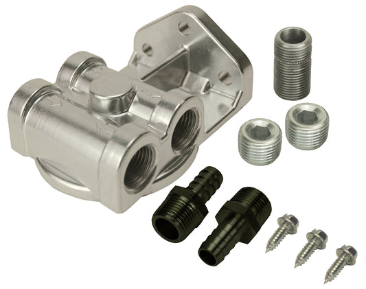 Single Side Ports 1/2" NPT Filter Mount Kit With 13/16"-16 Filter Thread