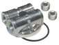 Dual Side Ports Spin On Adapter With 1/2" NPT Ports And 3/4"-16 Filter Thread