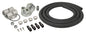 Single Mount Univ Oil Filter Reloc Kit 1/2" NPT Ports Up 3/4"-16 Filter Thread