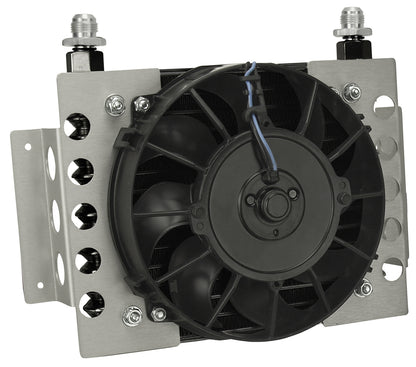 15 Row Atomic Cool Plate & Fin Remote Transmission Cooler Kit -8AN