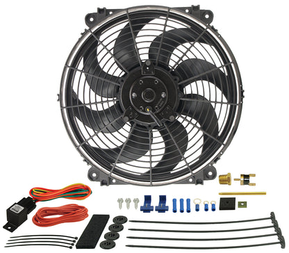 14" Tornado Electric Fan & 180°F Dual Probe Fan Controller Kit