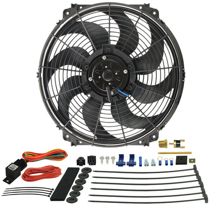 16" Tornado Electric Fan & 180°F Dual Probe Fan Controller Kit