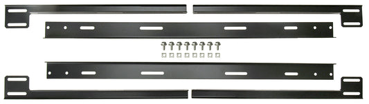 Black Tornado Electric Fan Mounting Bracket Kit Dual Fan