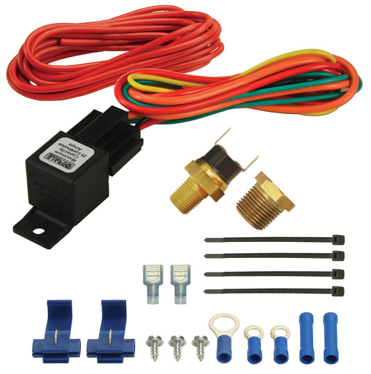 190°F Fan Switch Controller Relay Kit 1/8" & 3/8" NPT