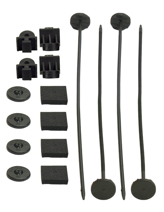Electric Fan Mounting Kit Plastic Rods Clips And Mounting Feet