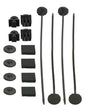 Electric Fan Mounting Kit Plastic Rods Clips And Mounting Feet