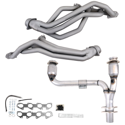 09-24 RAM 1500 HEMI 5.7 1-3/4 LONG TUBE HEADERS PLUS Y PIPE (TITANIUM CERAMIC)