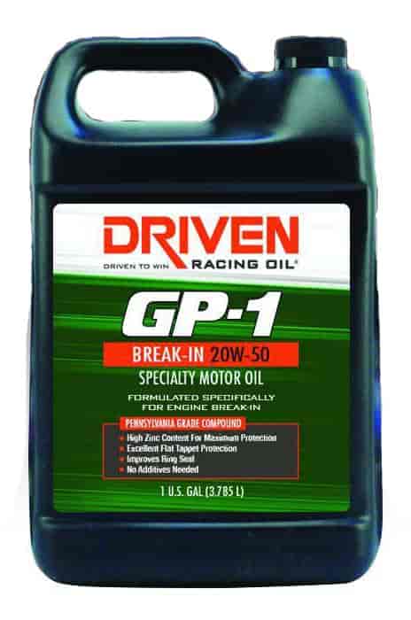 GP-1 Conventional Break-In 20W-50 Gallon