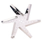 18" High Performance Stainless Steel Reverse Rotation Flex Fan Chrome Hub