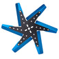 17" High Performance Aluminum Standard Rotation Flex Fan Blue Blade W/ Black Hub