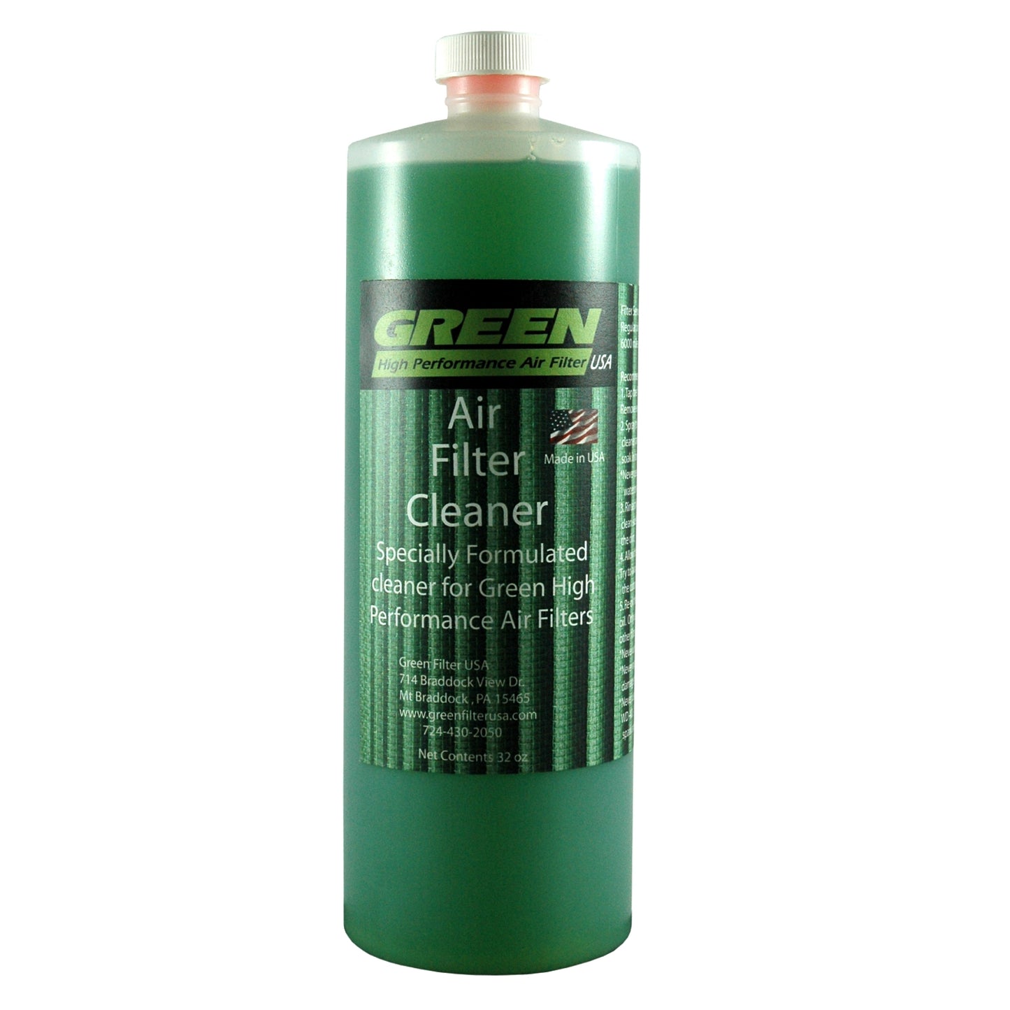 Green Filter USA - Green Air Filter Cleaner; 32oz.