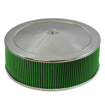 Green Filter USA - Air Cleaner Assembly; 14" X 5" Flat Plate