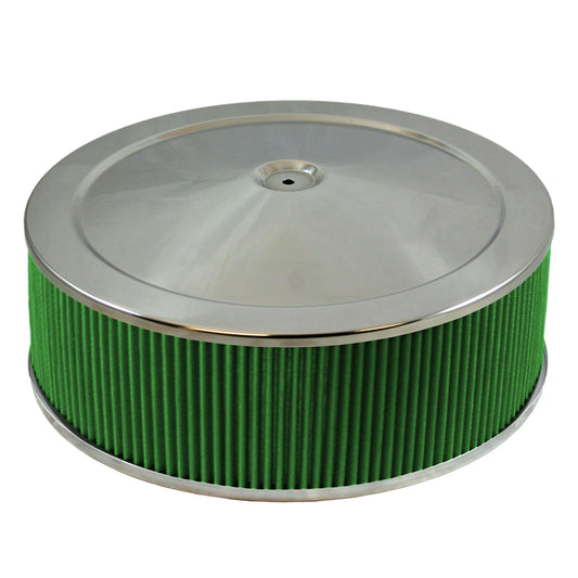 Green Filter USA - Air Cleaner Assembly; 14" X 5" Flat Plate
