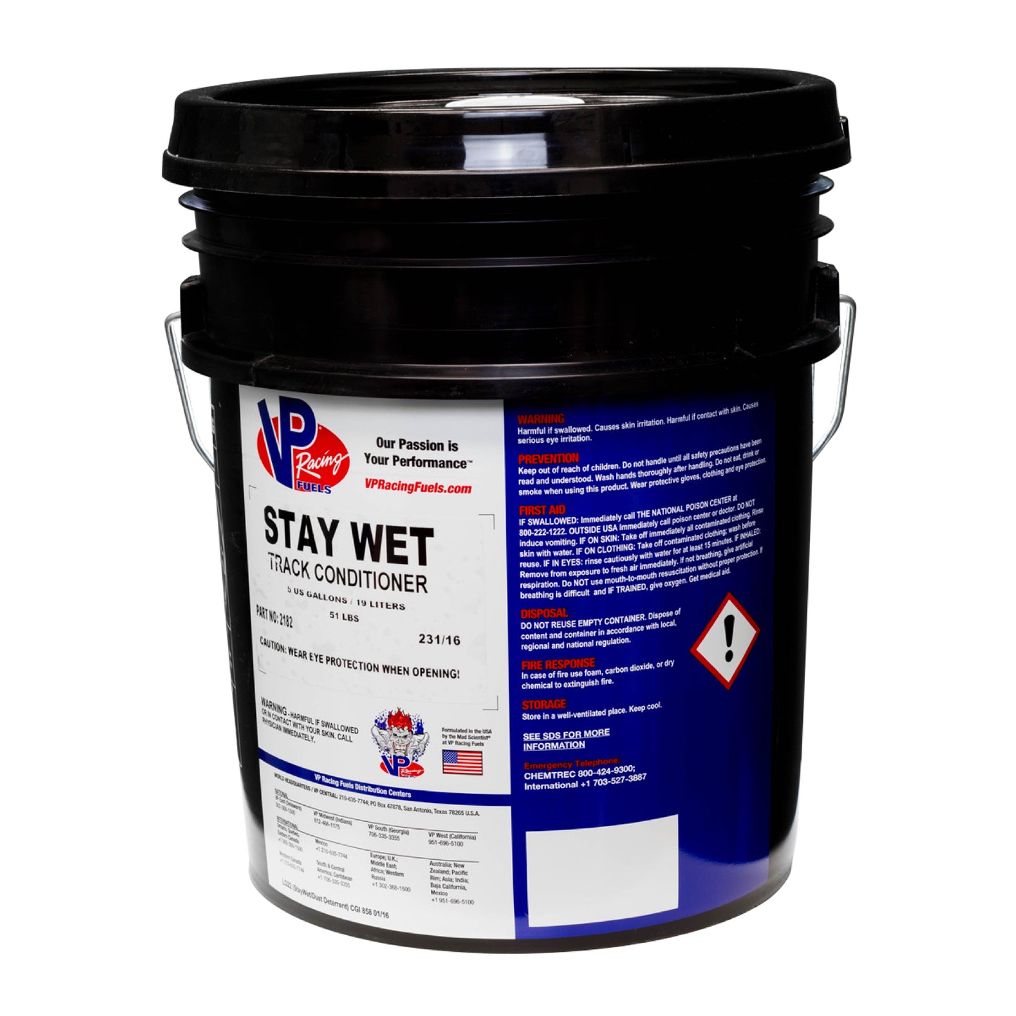 VP Racing Fuels Stay Wet 5 Gallon