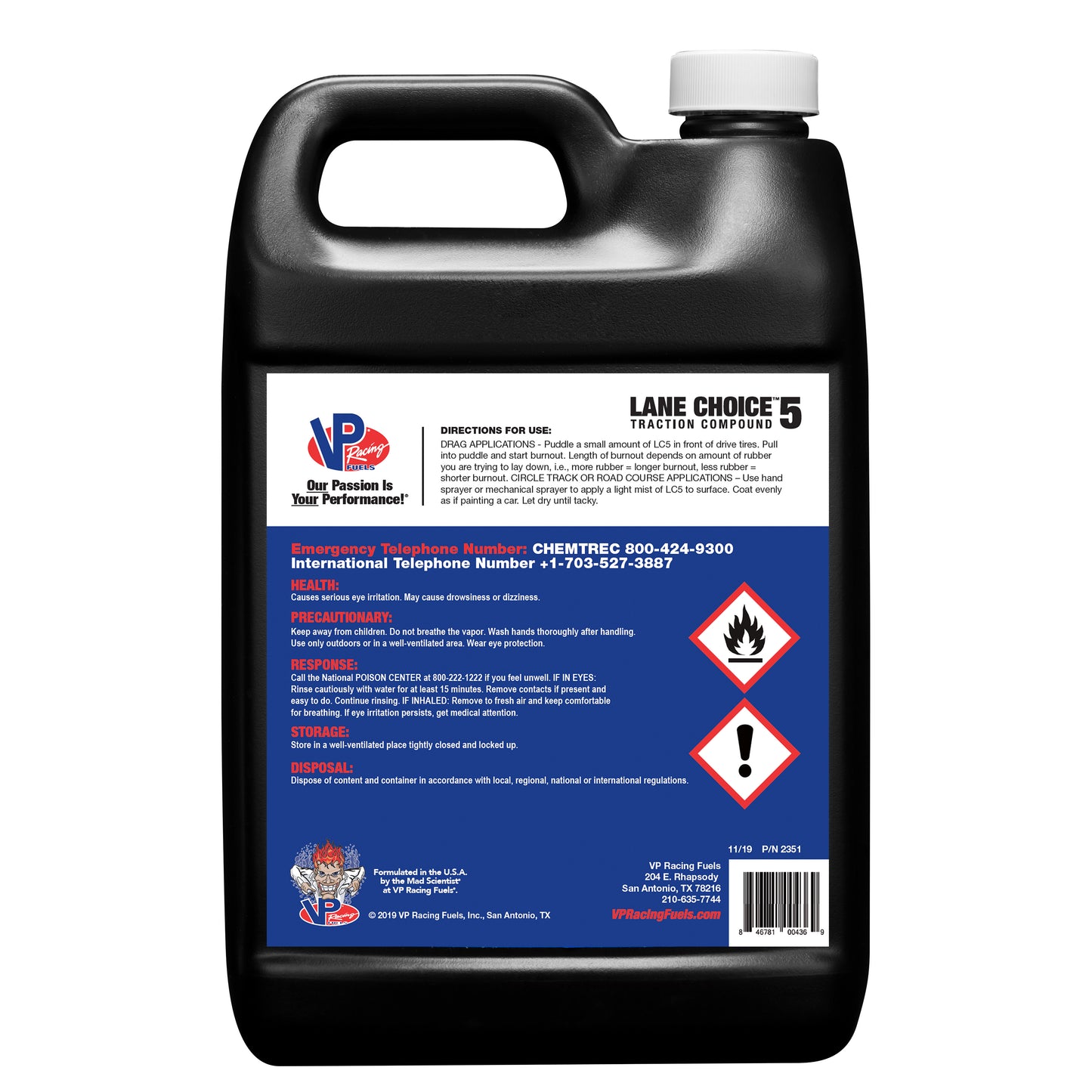 Lane Choice 5 Traction Compound Gallon
