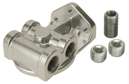 Single Side Ports 3/8" NPT Filter Mount With 3/4"-16 Filter Threads