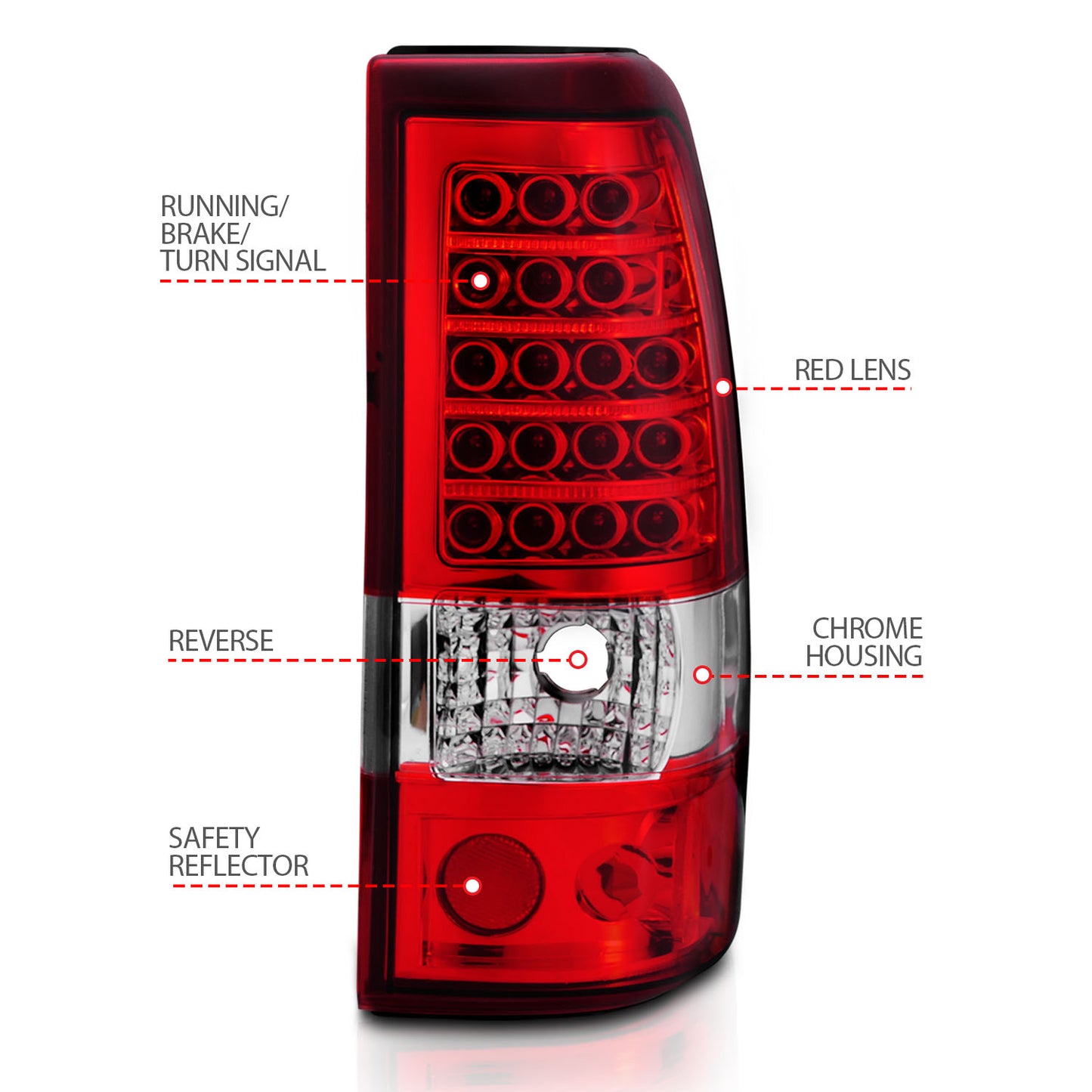 ANZO USA - Tail Light Assembly - 311007