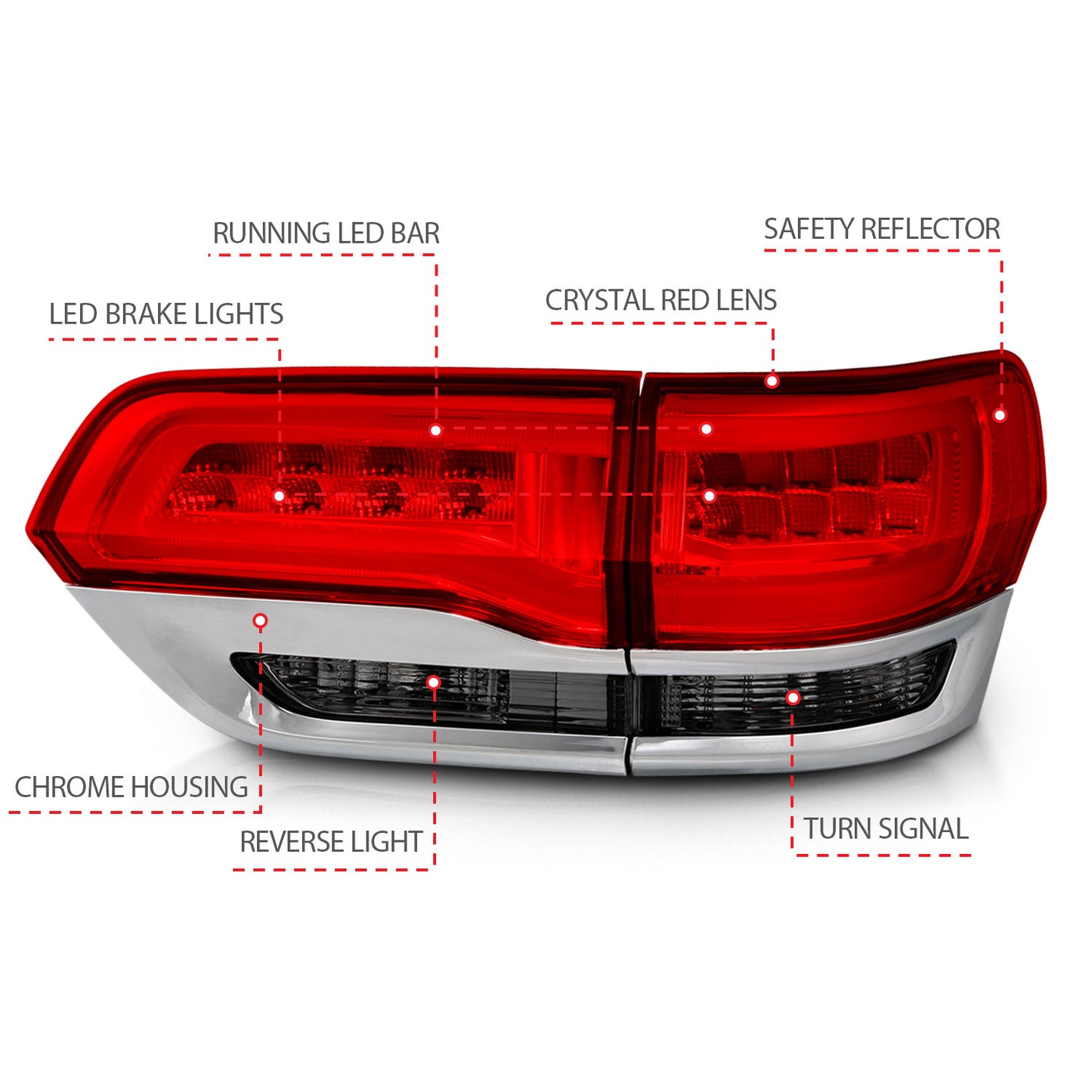 ANZO USA - Tail Light Assembly - 311251