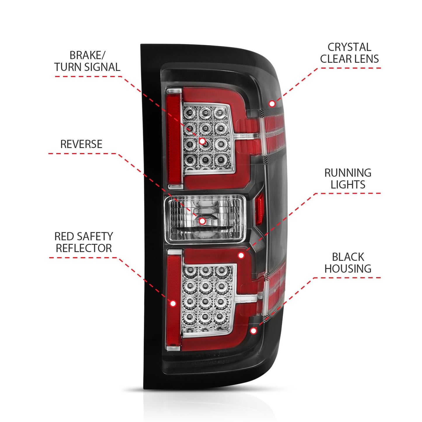 ANZO USA - ANZO USA Led Taillights - 311289