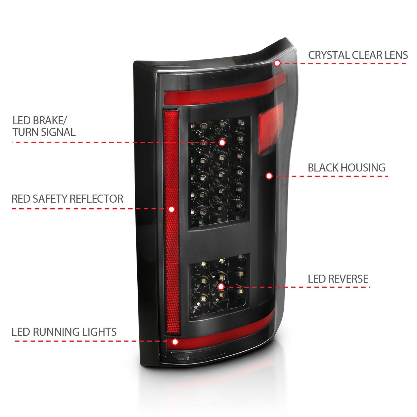 ANZO USA - ANZO USA Led Taillights - 311293